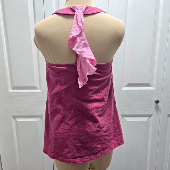Lucy Pink Magenta Tank Top Medium - Picture 1 of 4